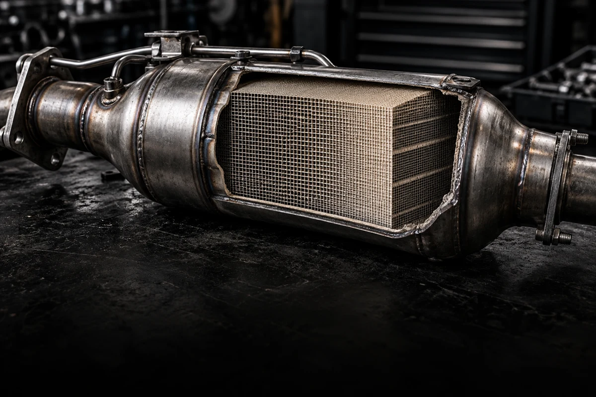 Сажевый фильтр с керамическими сотами